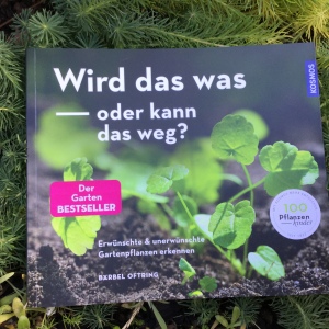 Gartenbuch im Grünen liegend
